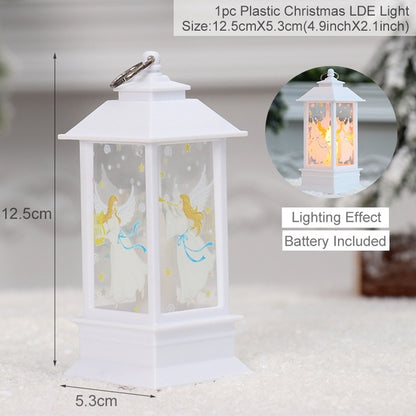 Xmas Lantern with LED Candle