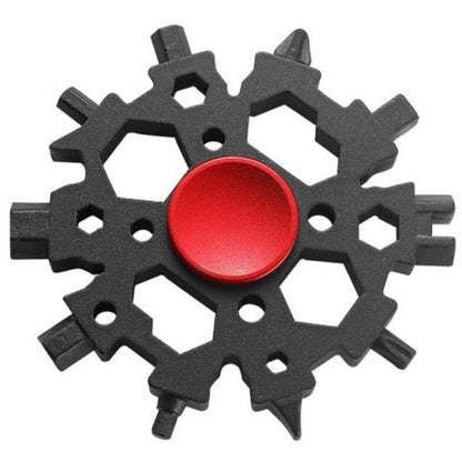 Snowflake-shaped utility device