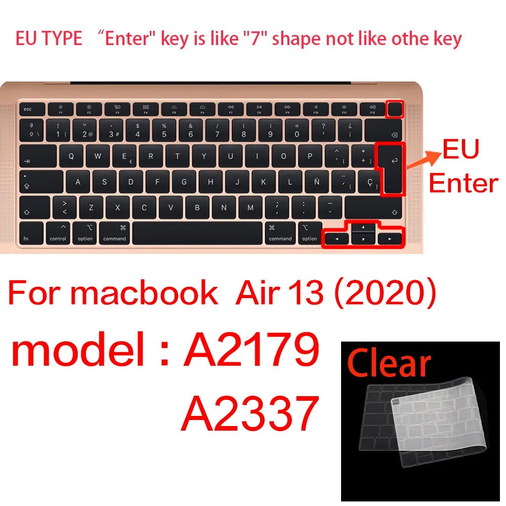 MacBook key cover shield