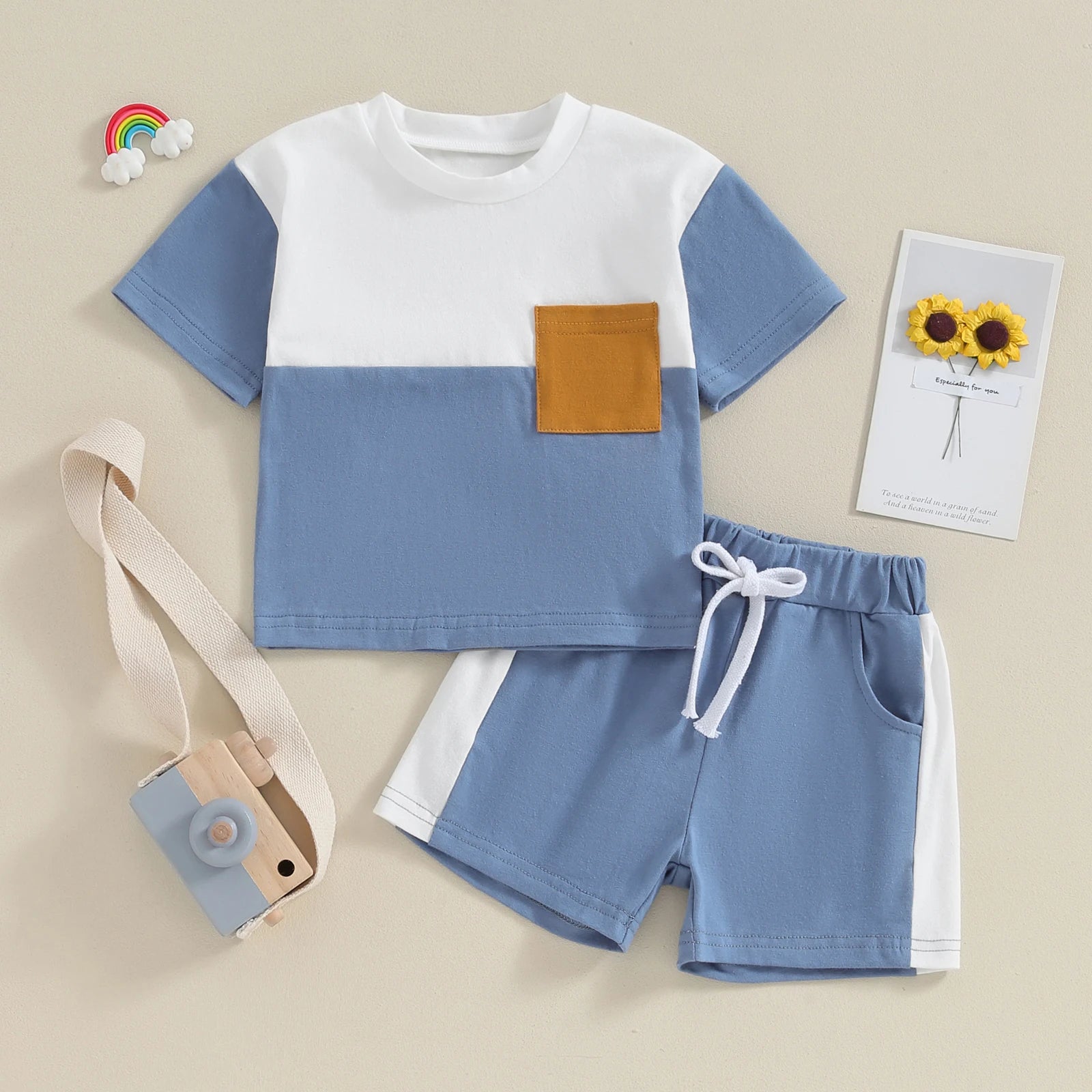 Pocket Tee & Shorts Set