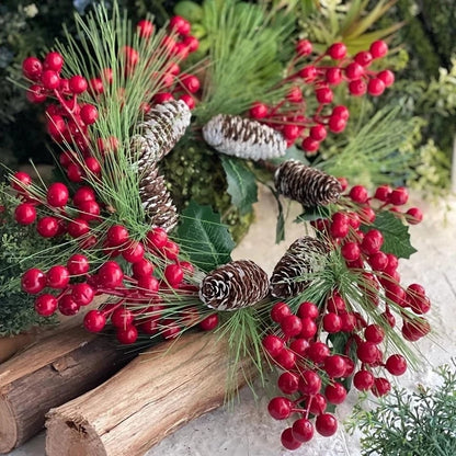 Faux Cherry Blossom Branch with Pearl Centers