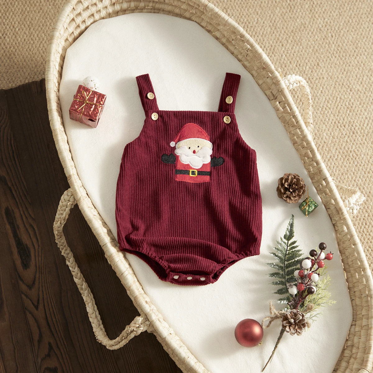 Heartwarming Corduroy Baby Jumpsuit