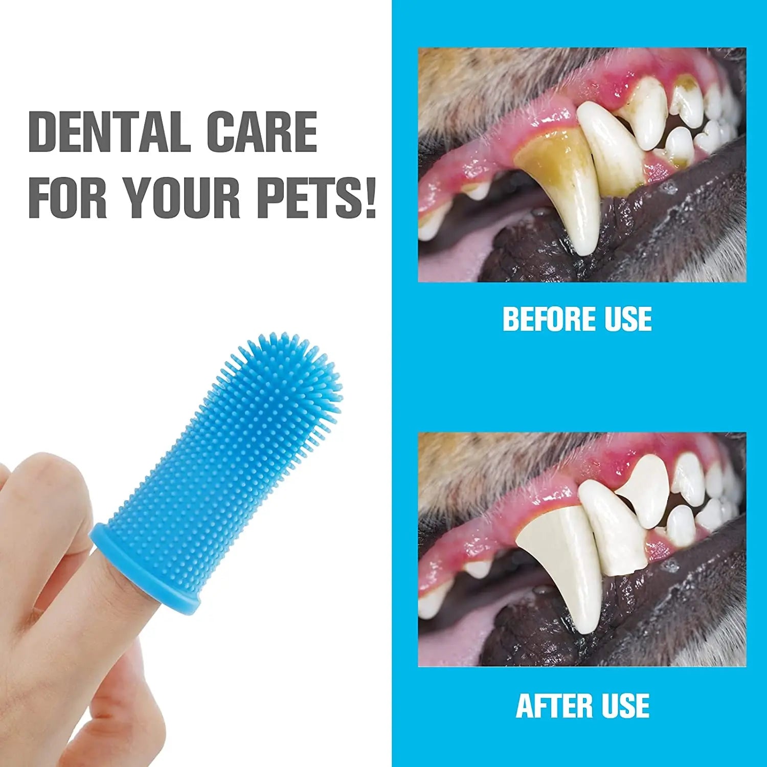 Dog Super Soft Finger Toothbrush West Coast