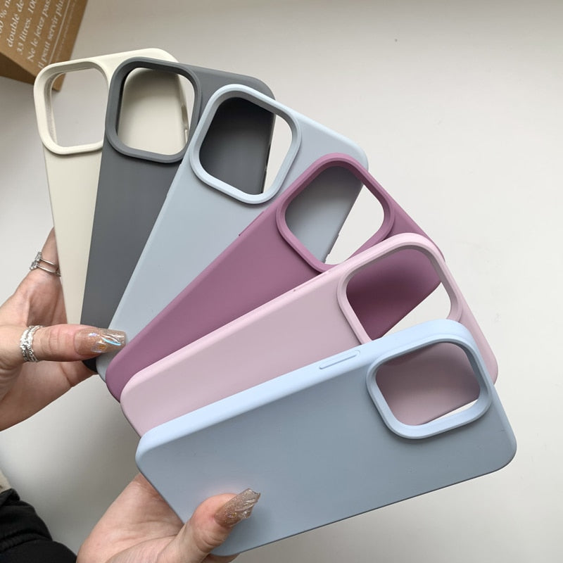 Protective silicone case for iPhone devices