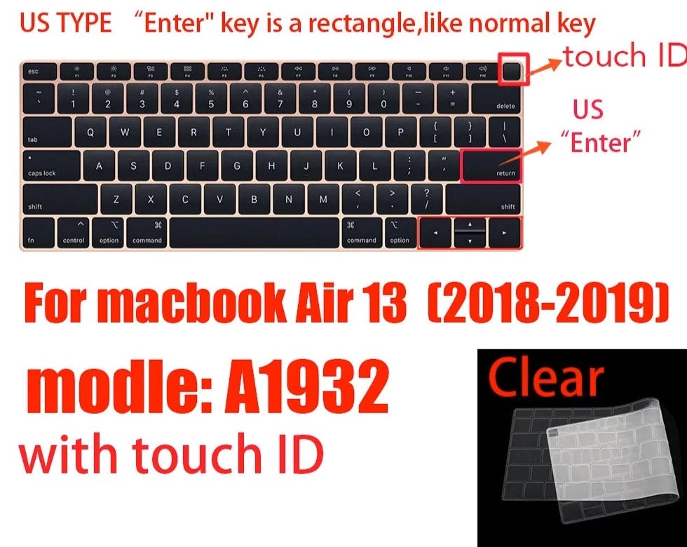 Keyboard defense for Apple laptop