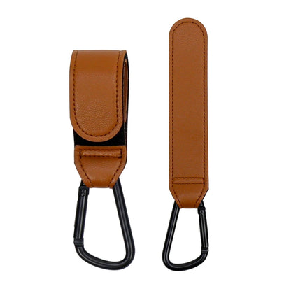 Leather Stroller Hooks