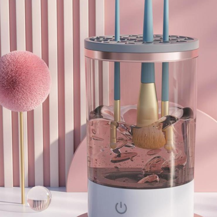 Automatic Makeup Brush Cleaner