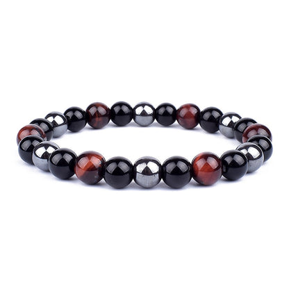 Beads Bracelet with Magnetic Clasp