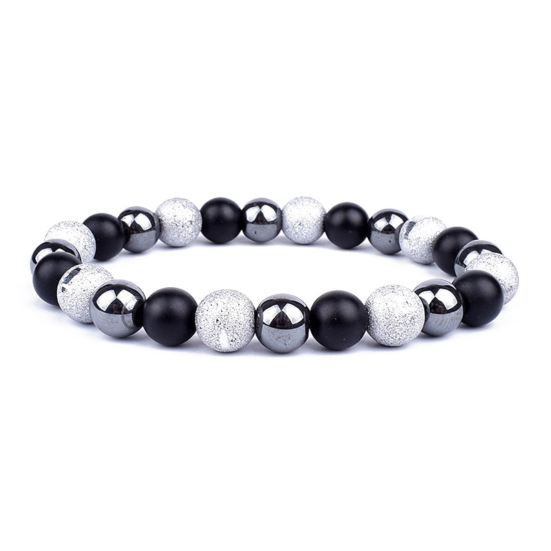 Beads Magnetic Clasp Bangle