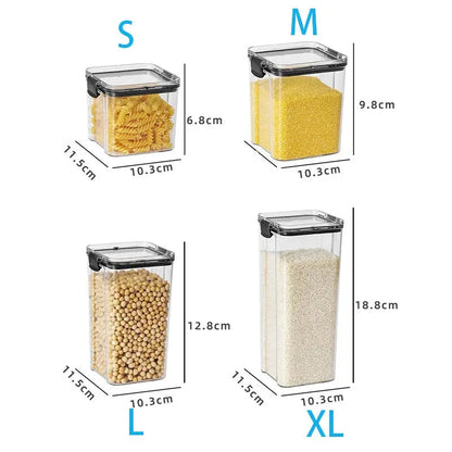 Stackable food storage box for space-saving convenience