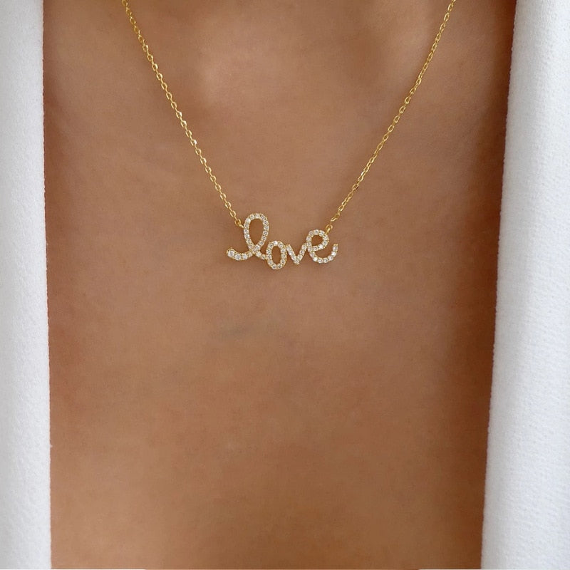 Statement-making gold necklace with a selection of distinct and fashionable designs