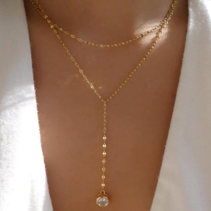 Glamorous gold necklace showcasing multiple stunning styles