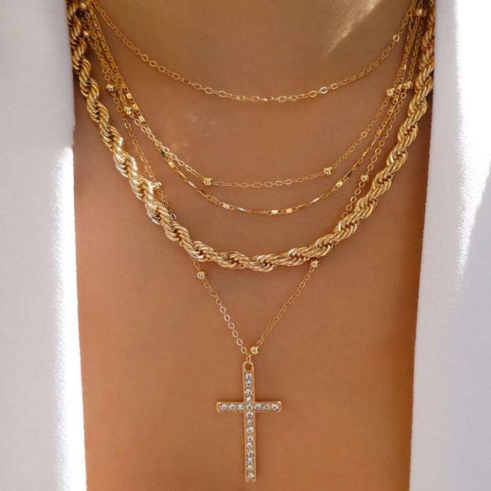 Exquisite gold necklace with a range of eye-catching styles for every occasion