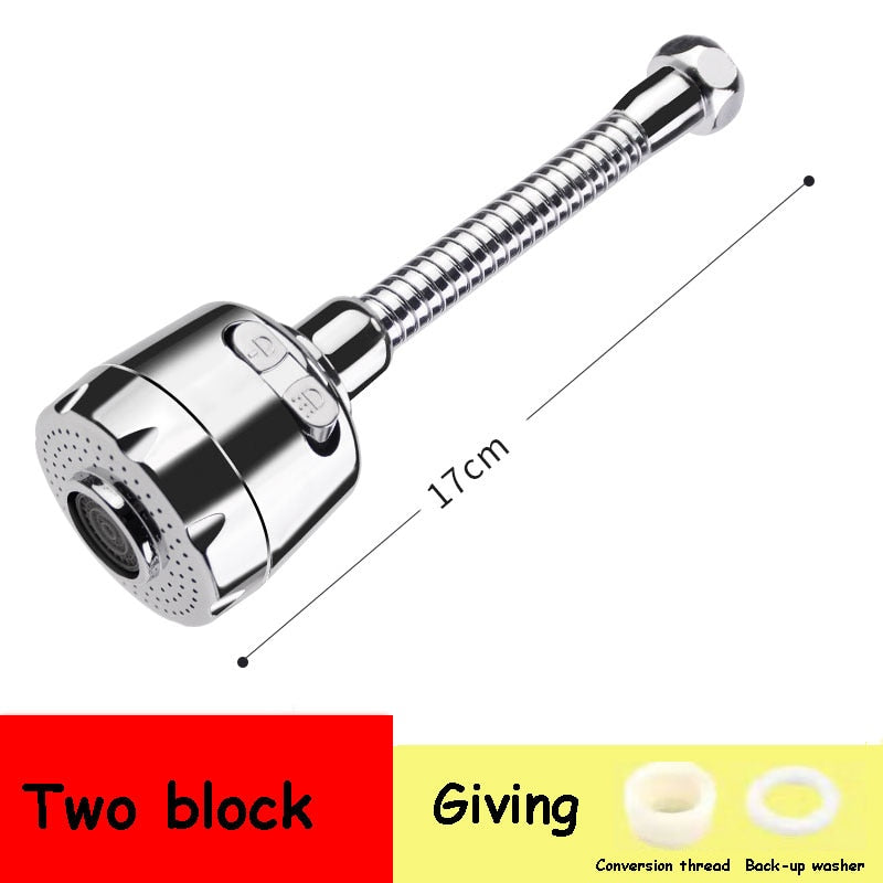 Rotating sink faucet