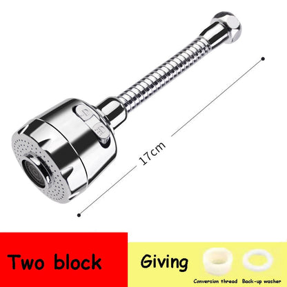 Rotating sink faucet