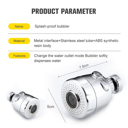 Versatile kitchen sink faucet