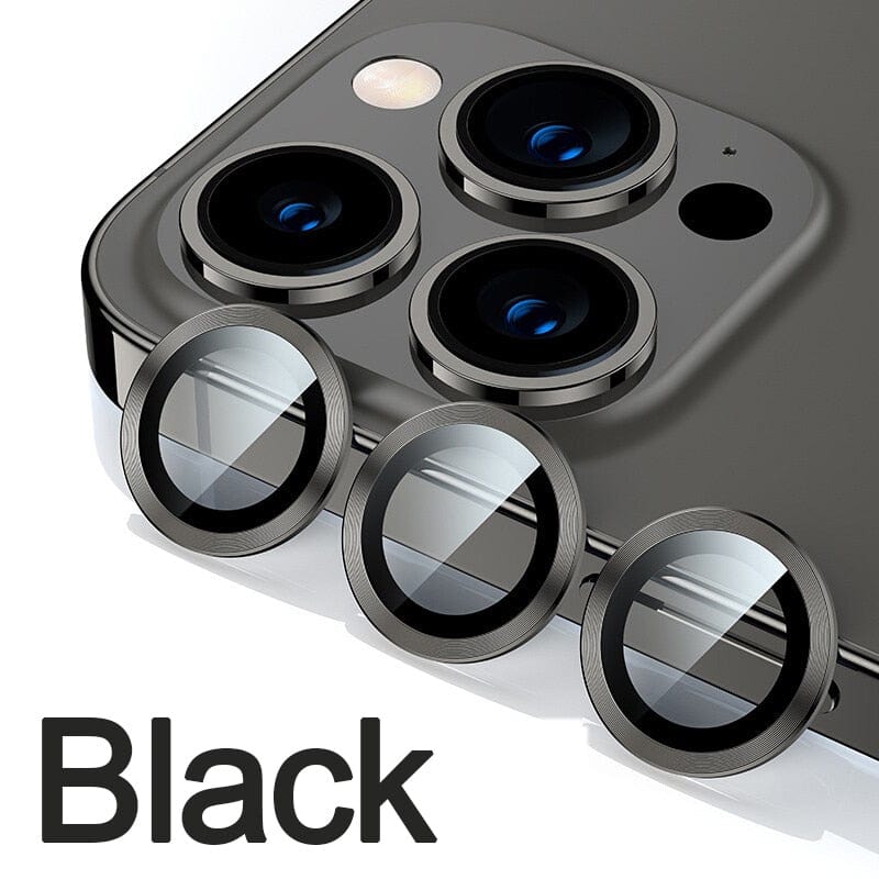 Metal ring lens with precise optics for iPhone cameras