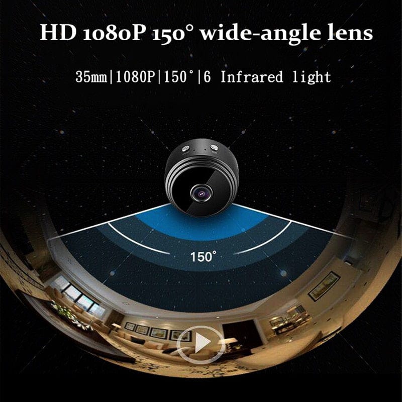 Tiny wireless camera with HD 1080P resolution