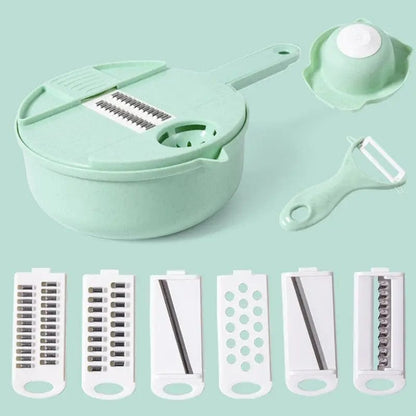 All-in-one utensils for efficient salad making