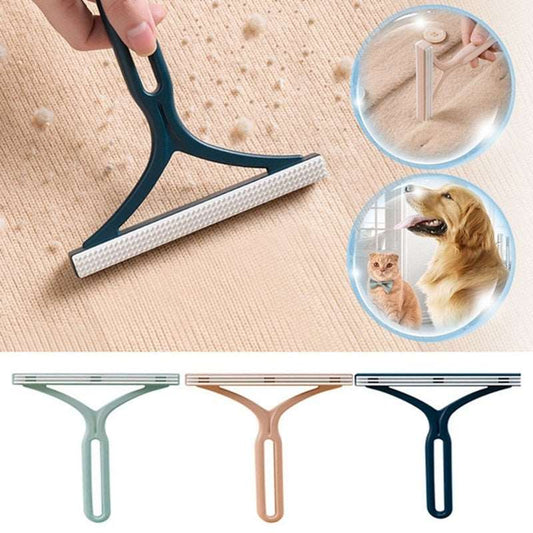 Grooming tool with two sides for efficient hair removal