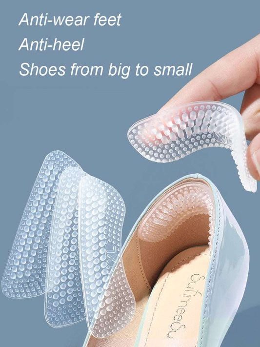 Silicone pads for added heel support