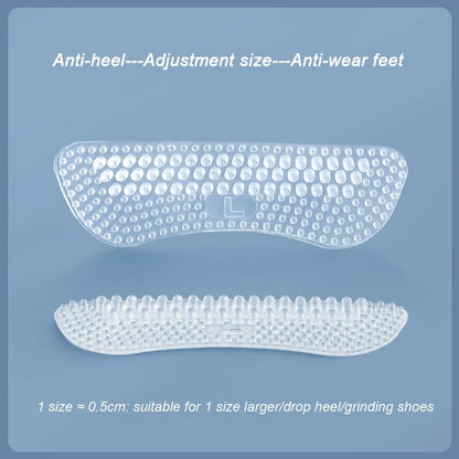 Silicone heel cushions for increased shoe comfort