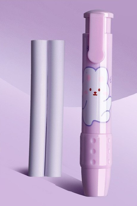 Retractable erasable pen